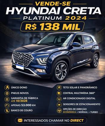 HYUNDAI CRETA 1.0 TGDI FLEX PLATINUM SAFETY AUTOMÁTICO